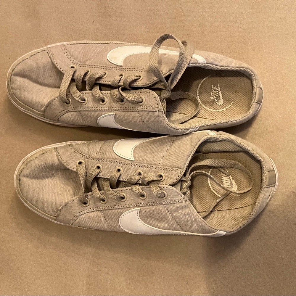 Nike Beige Slide Sneakers